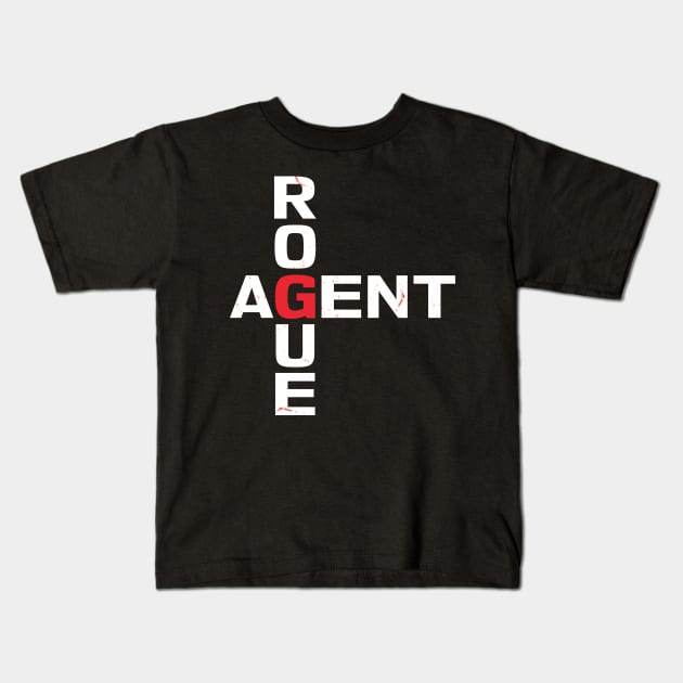 Rogue Agent Kids T-Shirt by withAlexTheLion